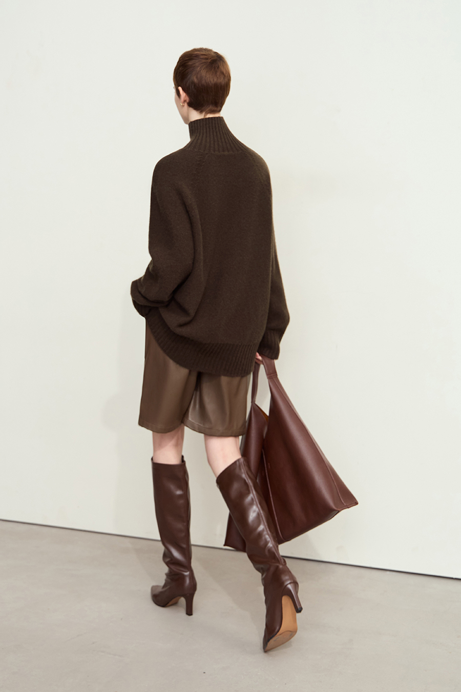 Seamless All-Wool Sweater|AMII-AMII.com