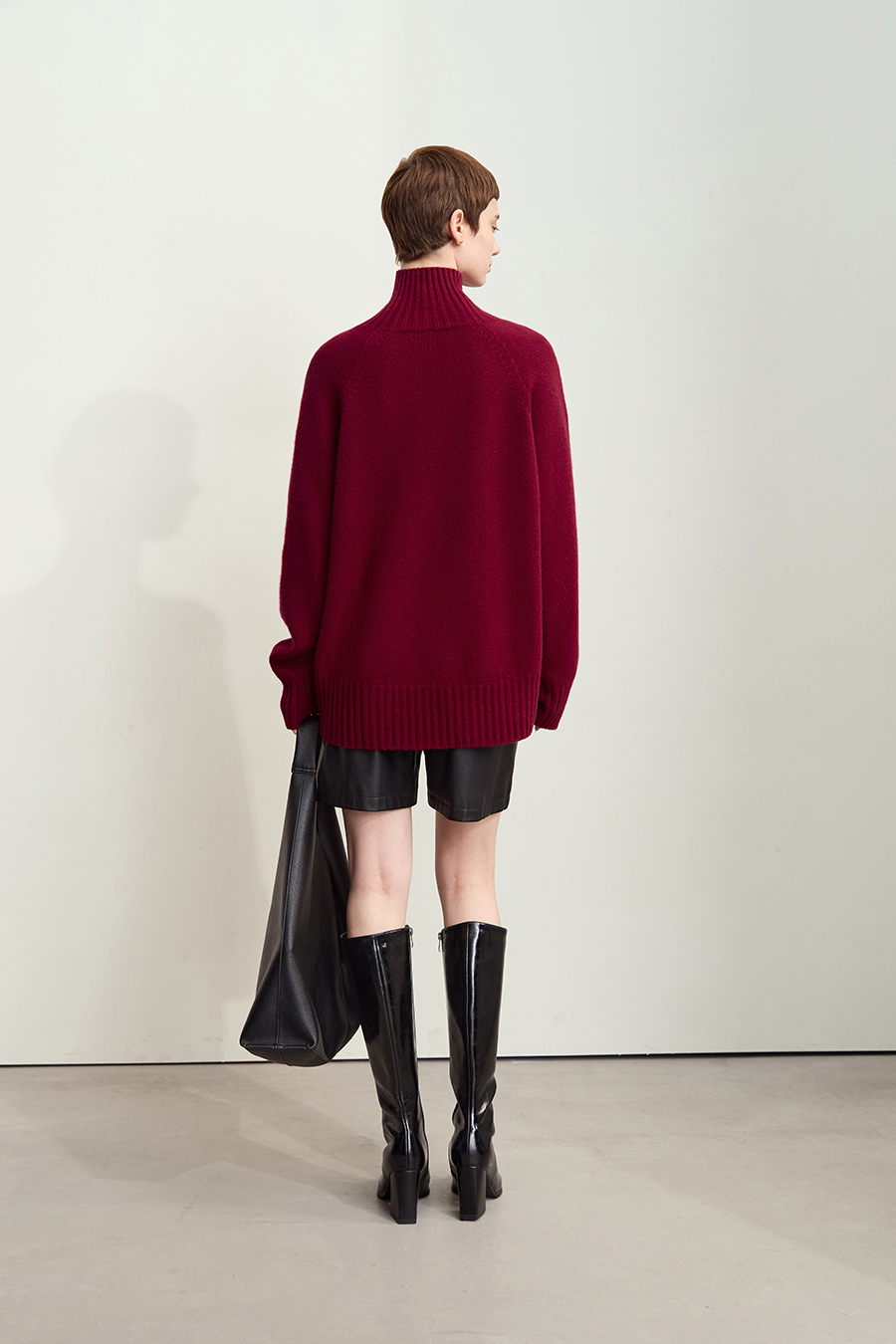 Seamless All-Wool Sweater|AMII-AMII.com