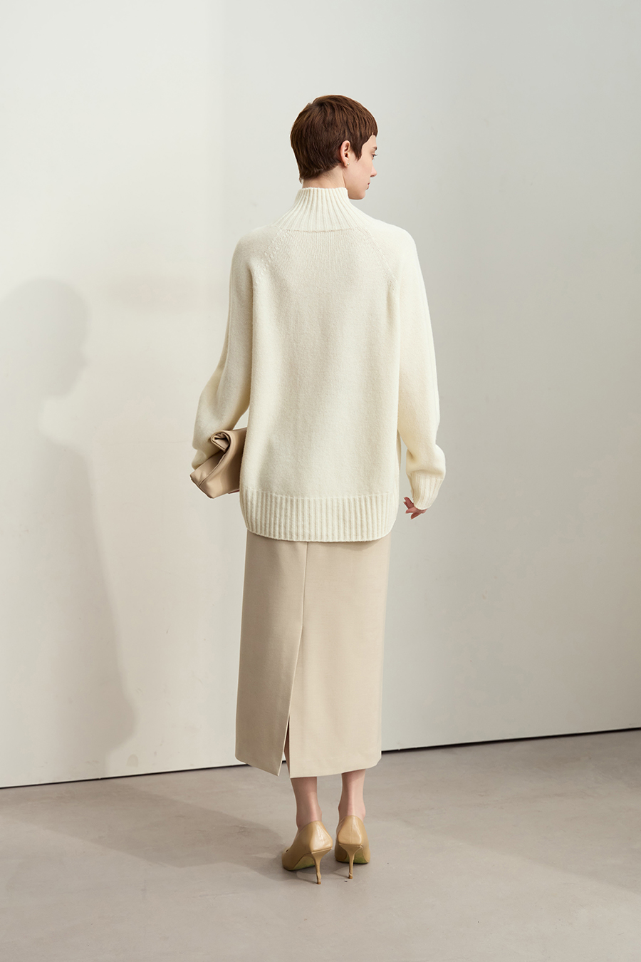 Seamless All-Wool Sweater|AMII-AMII.com