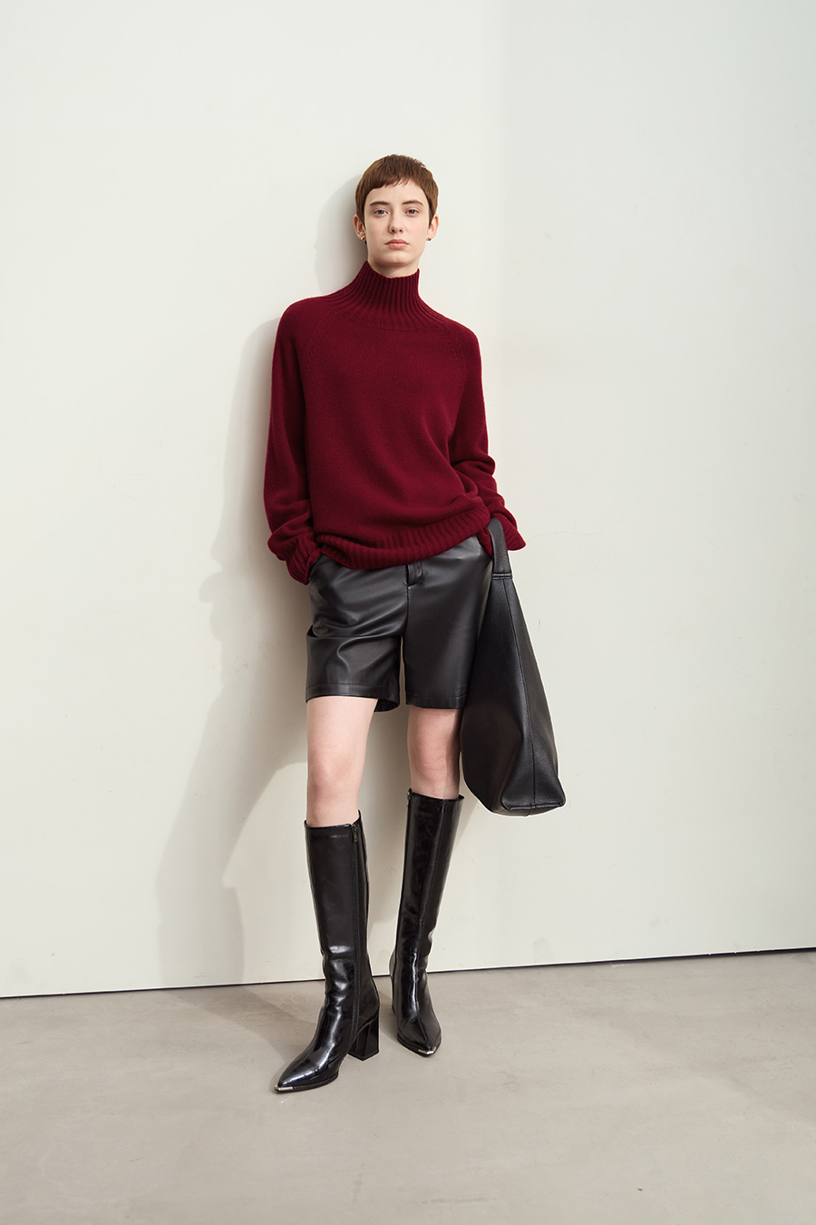 Seamless All-Wool Sweater|AMII-AMII.com