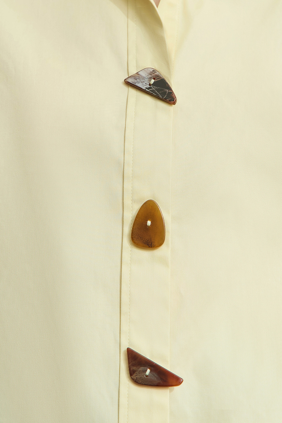 Mid - Length All - Cotton Loose Shirt|AMII-AMII.com