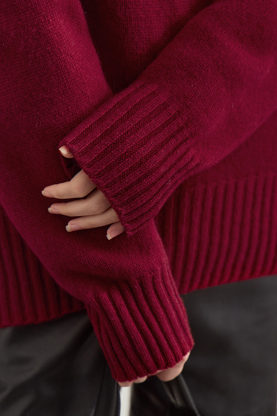 Seamless All-Wool Sweater|AMII-AMII.com