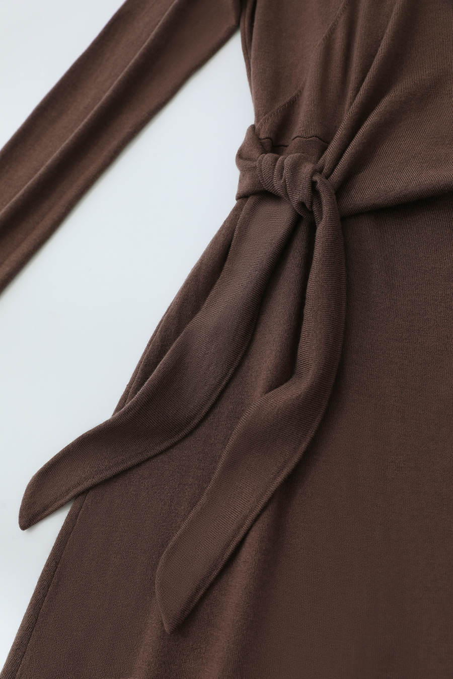 High Neck Tie - Waist Dress|AMII-AMII.com