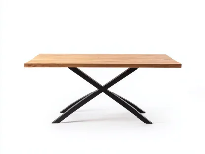 Table à manger rectangulaire 160x90x75 cm - bois naturel et métal noir - style industriel-Loftilo