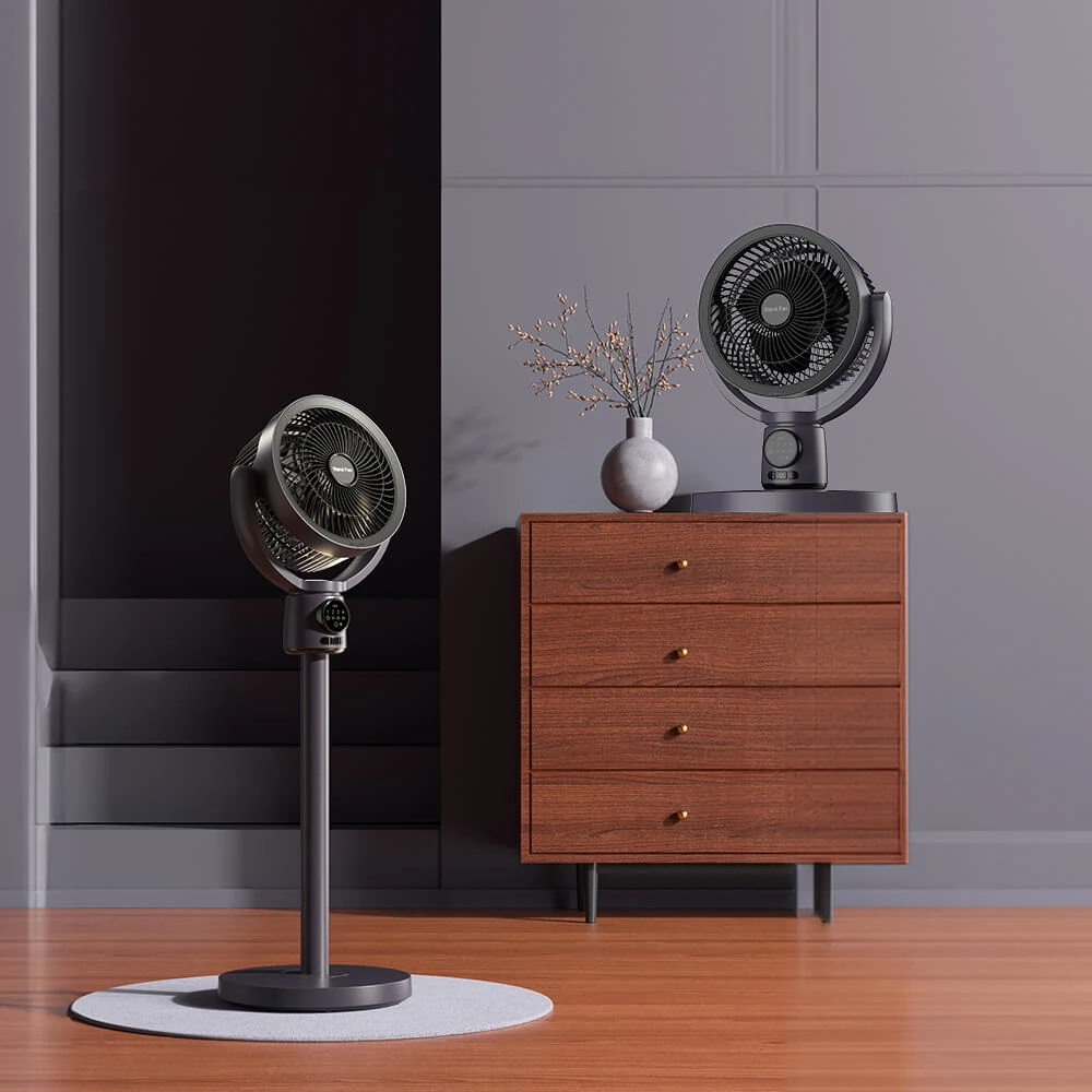 Ventilator im Wohnzimmer - Stand- und Tischbetrieb