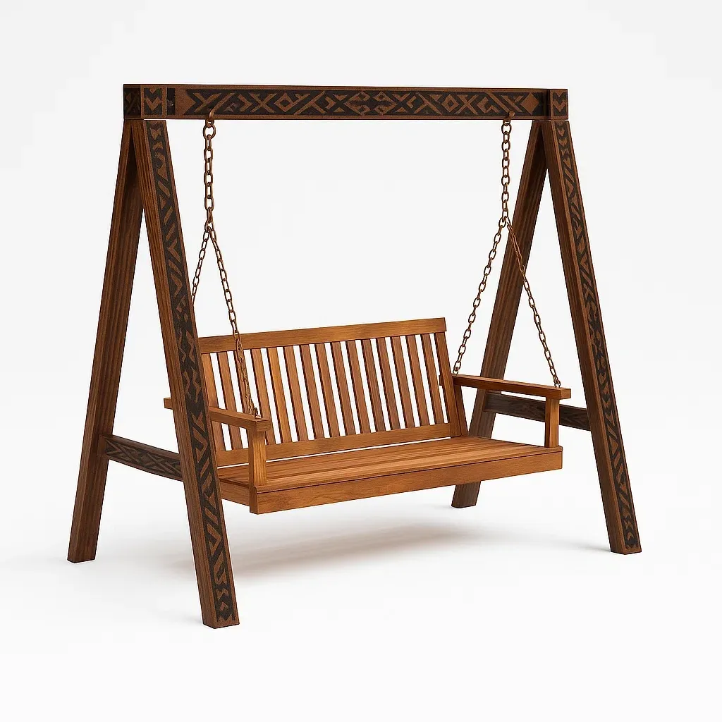 Balancella da giardino in legno di acacia