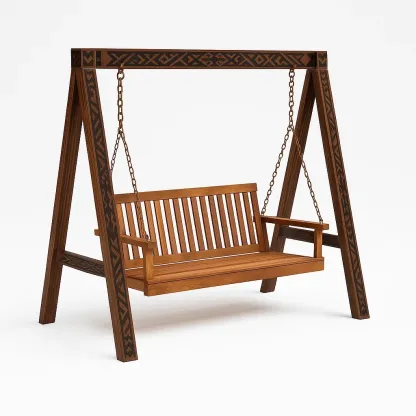 Balancella da giardino in legno di acacia