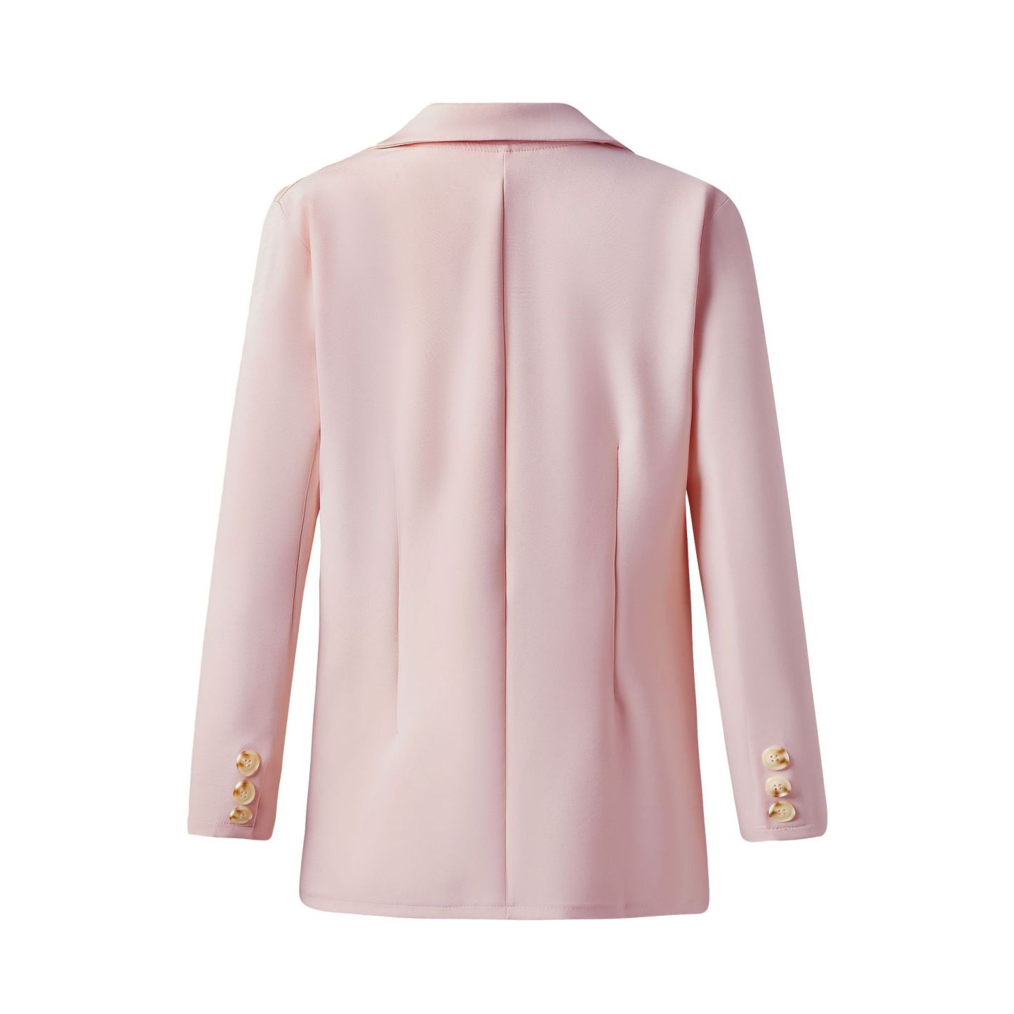 Long Sleeve Slim Single Button Solid Blazer