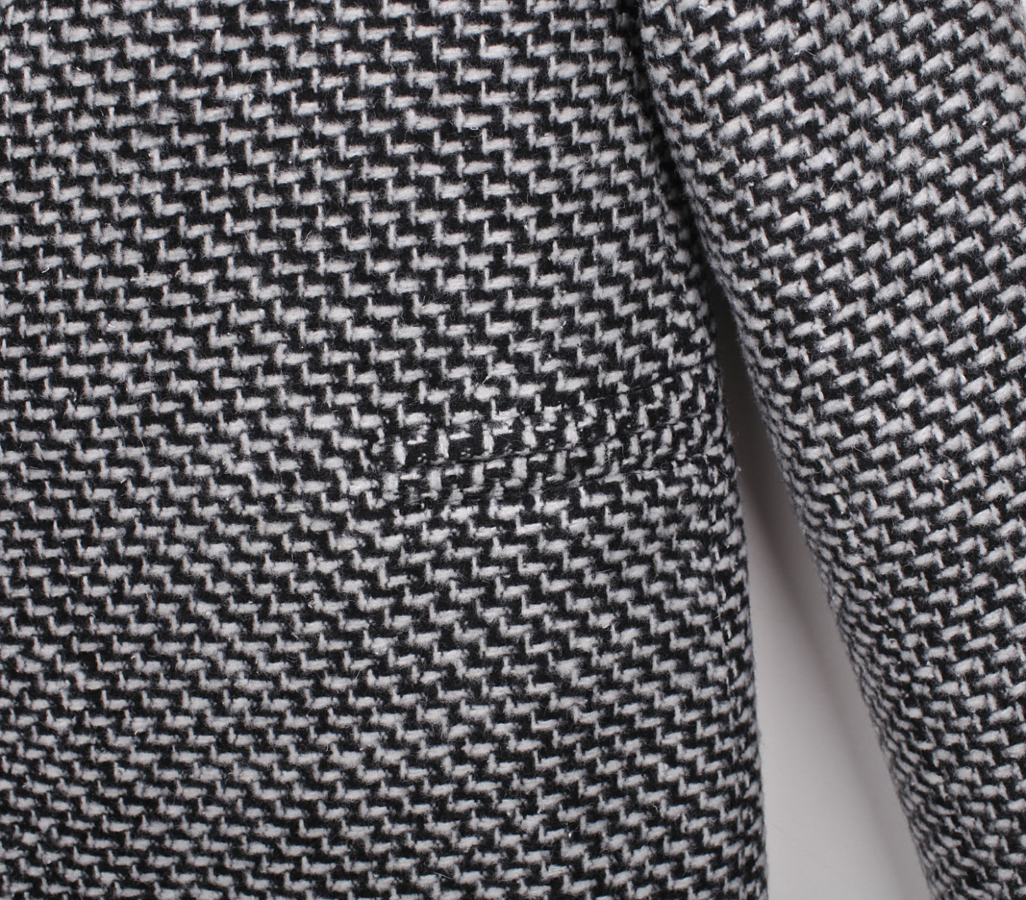 Women's Houndstooth Coat Slim Fit Coat