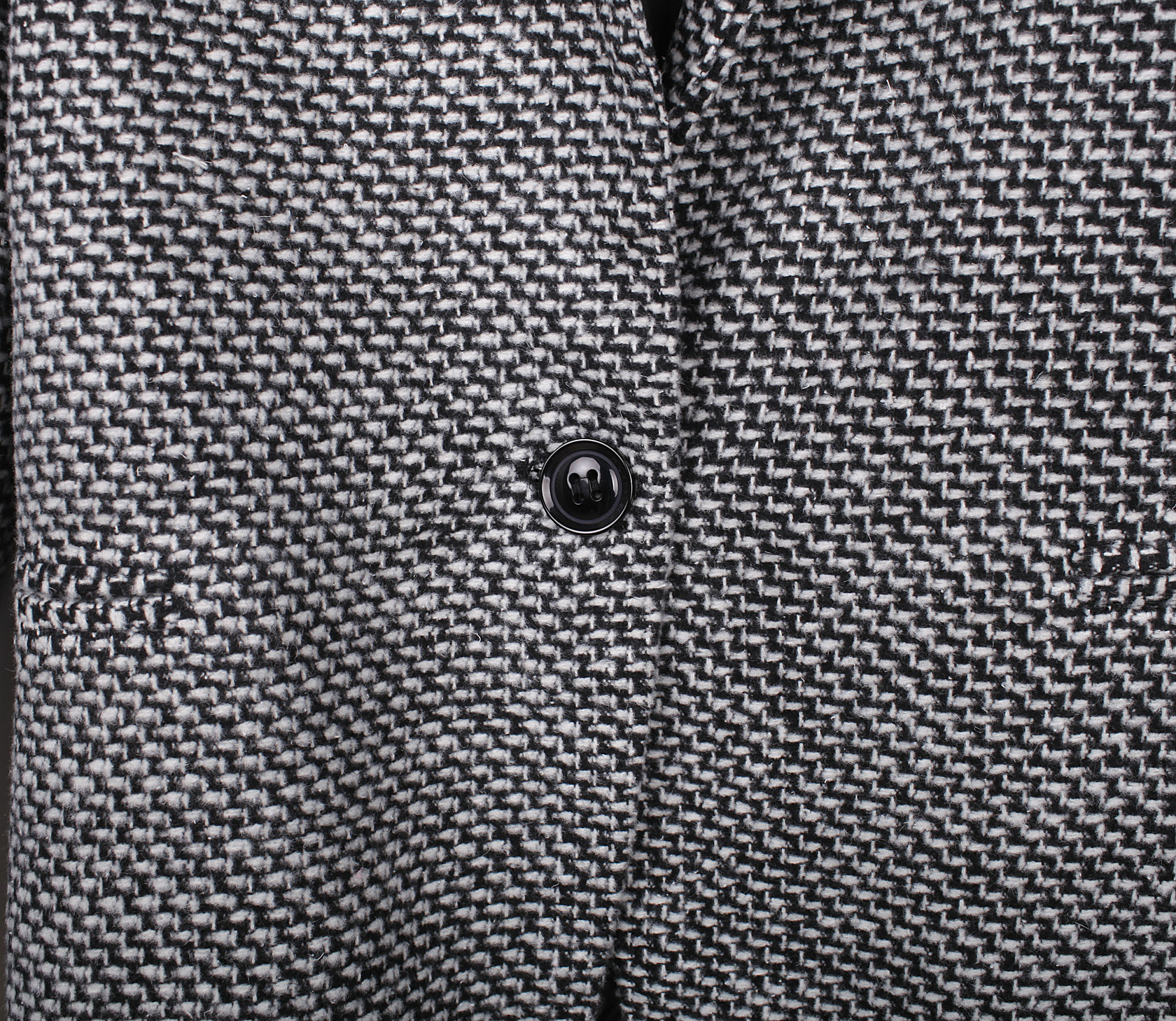 Women's Houndstooth Coat Slim Fit Coat