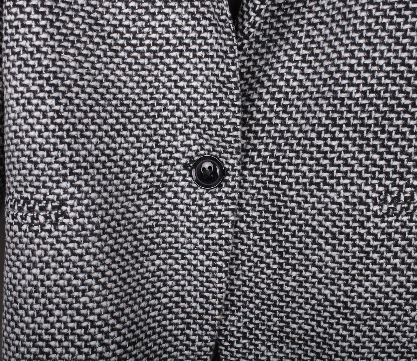 Women's Houndstooth Coat Slim Fit Coat