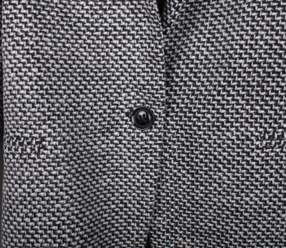 Women's Houndstooth Coat Slim Fit Coat