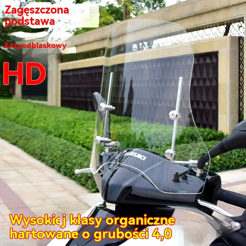 🏍️2025 nowa szyba przednia do motocykla, pojazd elektryczny, uniwersalna szyba przednia