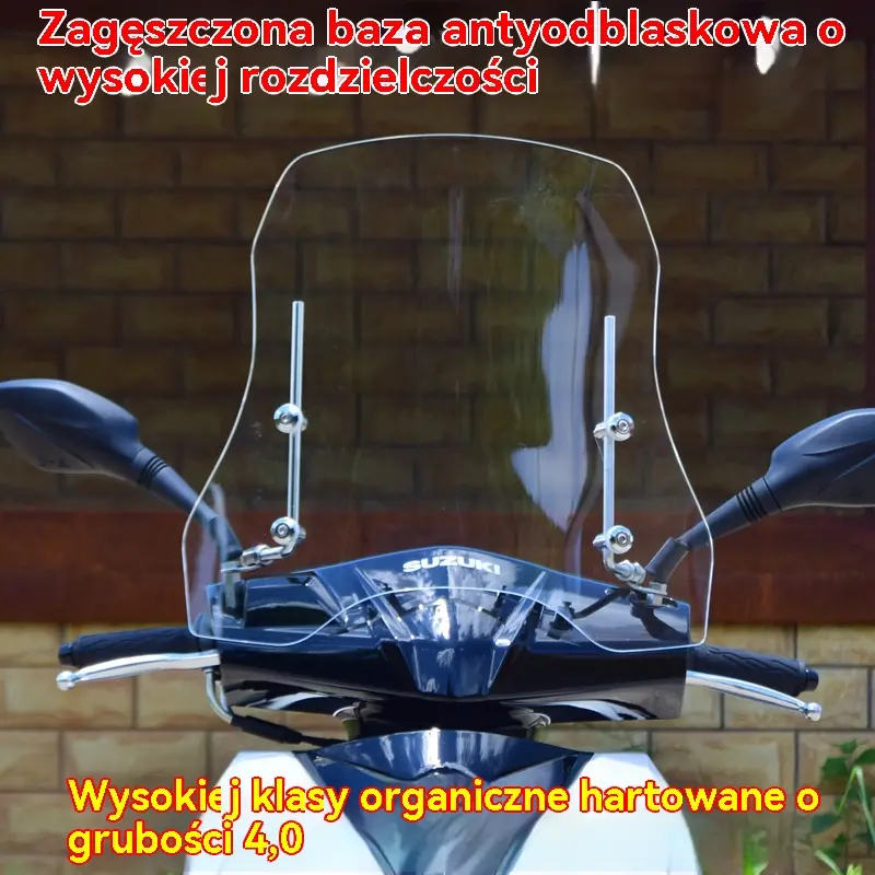 🏍️2025 nowa szyba przednia do motocykla, pojazd elektryczny, uniwersalna szyba przednia