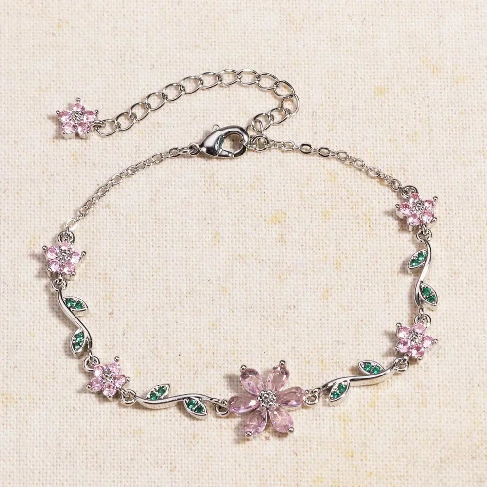 Women’s Floral Sparkle Bracelet