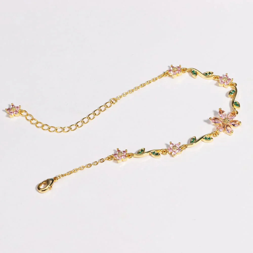 Women’s Floral Sparkle Bracelet