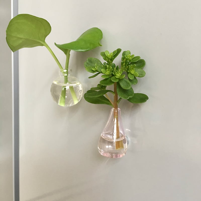 🎁Ранна Коледа🌸 - Мини керамичен магнит за хладилник с ваза