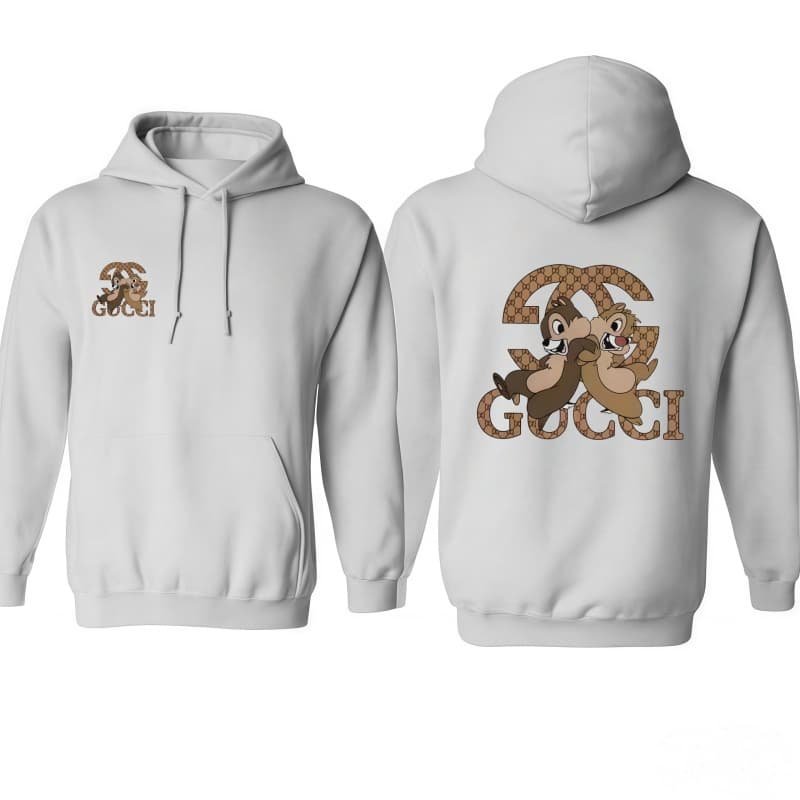 Cartoon Squirrel Double-Sided Graphic Unisex Hoodie – Stylish Casual Hooded Top for Daily Wear street fall outfits,streetwear,y2k clothing,2000s outfits,outfits men,kpop demon hunters merch-teelabpro