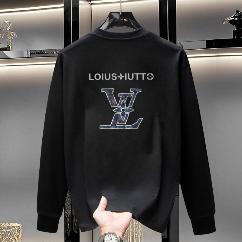 Men’s Light Luxury Trend Long Sleeve T-Shirt – Spring Autumn New Casual Round Neck Loose Fashion Top fall outfits,streetwear,y2k clothing,2000s outfits,outfits men,kpop demon hunters merch,plus size fall outfits street-teelabpro