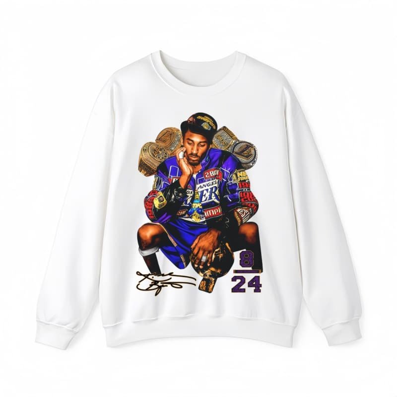 Trendy Couple Sports Basketball star Legend Graphic Crew Neck Sweatshirt – American High Street Men’s Spring Autumn Loose Casual Top street fall outfits,streetwear,y2k clothing,2000s outfits,outfits men,kpop demon hunters merch-teelabpro