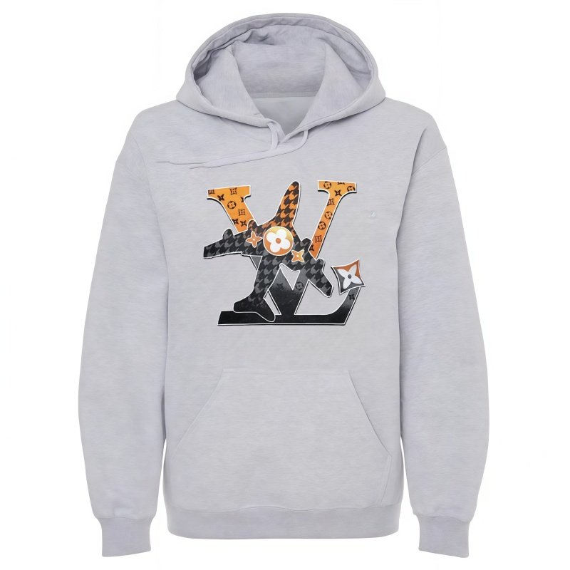 Trendy Black Hooded Sweatshirt – Vibrant Graphic, Fits Hooded Sweatshirt Styles