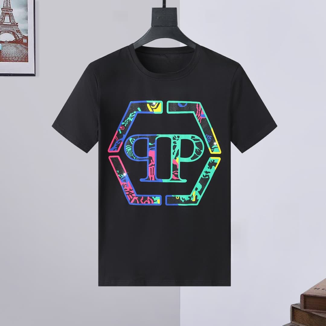 Printed style!!!!!New Unisex Round-Neck T-Shirt – 100% Cotton Vibrant Logo Artistic Graphic Soft Casual Crewneck for Men’s Spring Summer Street Style-teelabpro