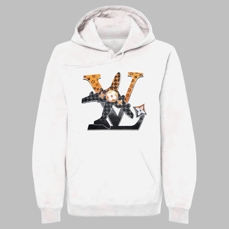 Trendy Black Hooded Sweatshirt – Vibrant Graphic, Fits Hooded Sweatshirt Styles