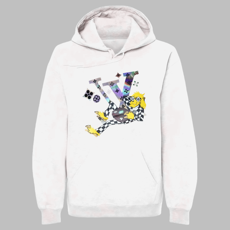 Cartoon Graphic Hooded Sweatshirt – Fashionable Style, Pair with Sweatshirt and Hoodie Combo