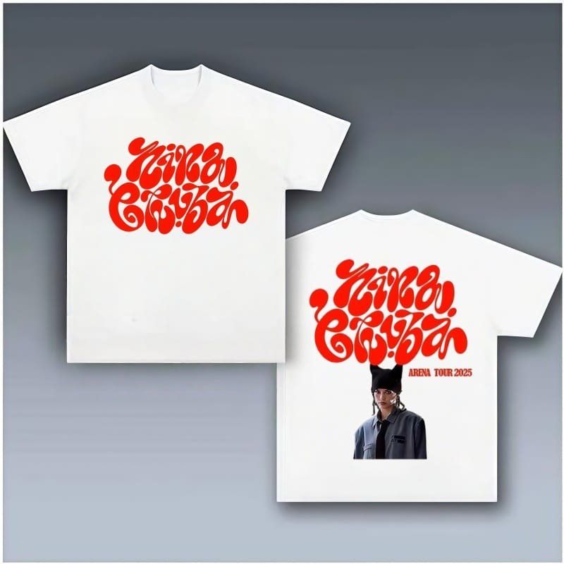 Unisex Nina Chuba 2025 Tour Print T-shirt – Harajuku Style Quality Fashion Merchandise Same T-shirt street,graphic t-shirts,graphic tee,t shirts,oversized tshirt,shirts men,men’s graphic tees-teelabpro
