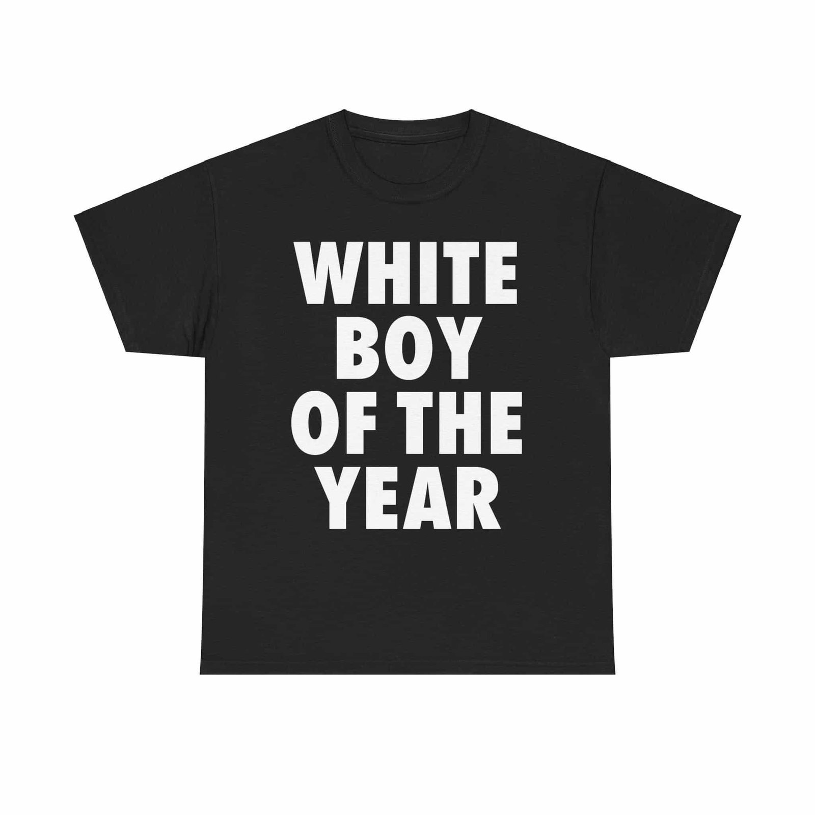 WHITE BOY OF THE YEAR SHIRT – Men’s Oversized T-Shirt for Casual Streetwear