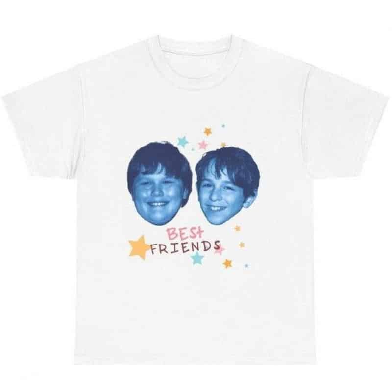 Friends T-shirt – Unisex Heavy Tee, Graphic Tee for Menswear Streetwear with Classic Crewneck