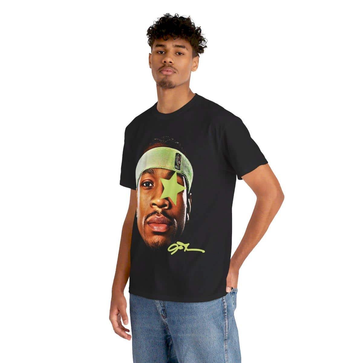 Heavy Tee Basketball Streetwear – 90s Styled AI Shirt with Hip-Hop Vibes and Y2K Aesthetic-teelabpro