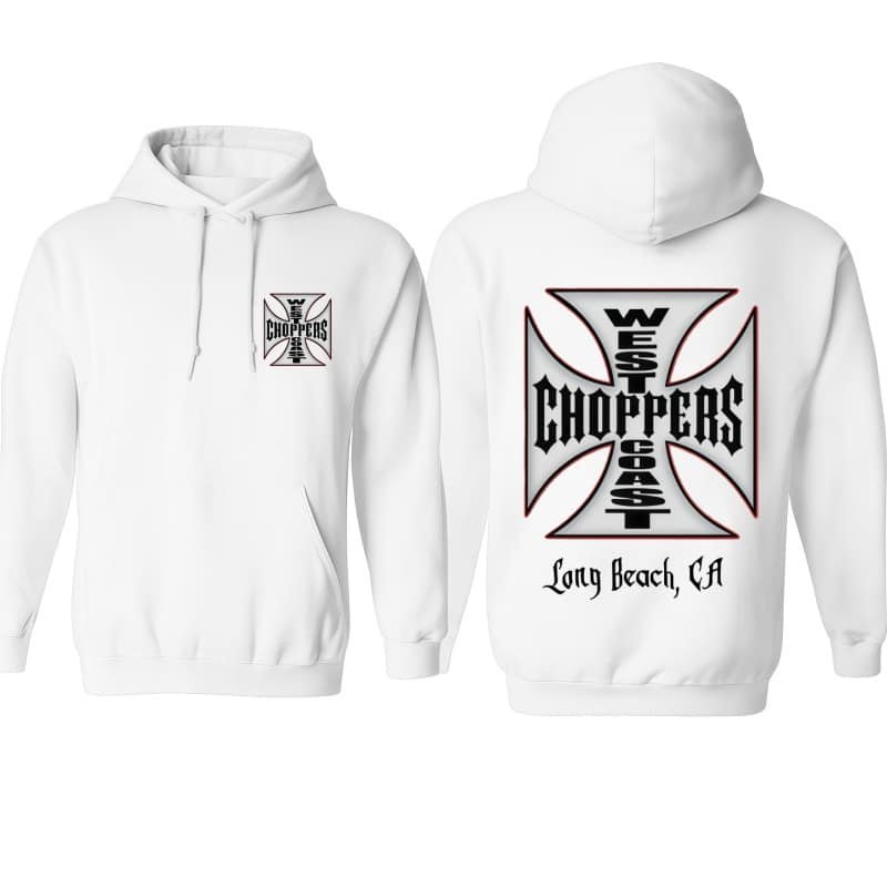 Unisex ‘West Coast Choppers’ Graphic Hoodie – Bold Street Style Top for All Seasons street fall outfits,streetwear,y2k clothing,2000s outfits,outfits men,kpop demon hunters merch,plus size fall outfits 2025,fits,graphic hoodies-teelabpro