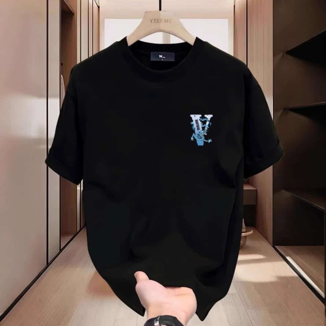 New Unisex Round-Neck T-Shirt – 100% Cotton Vibrant Dragon Logo Soft Casual Crewneck for Men’s Spring Summer Street Style street,graphic t-shirts,graphic tee,t shirts,oversized tshirt,shirts men,men’s graphic tees-teelabpro