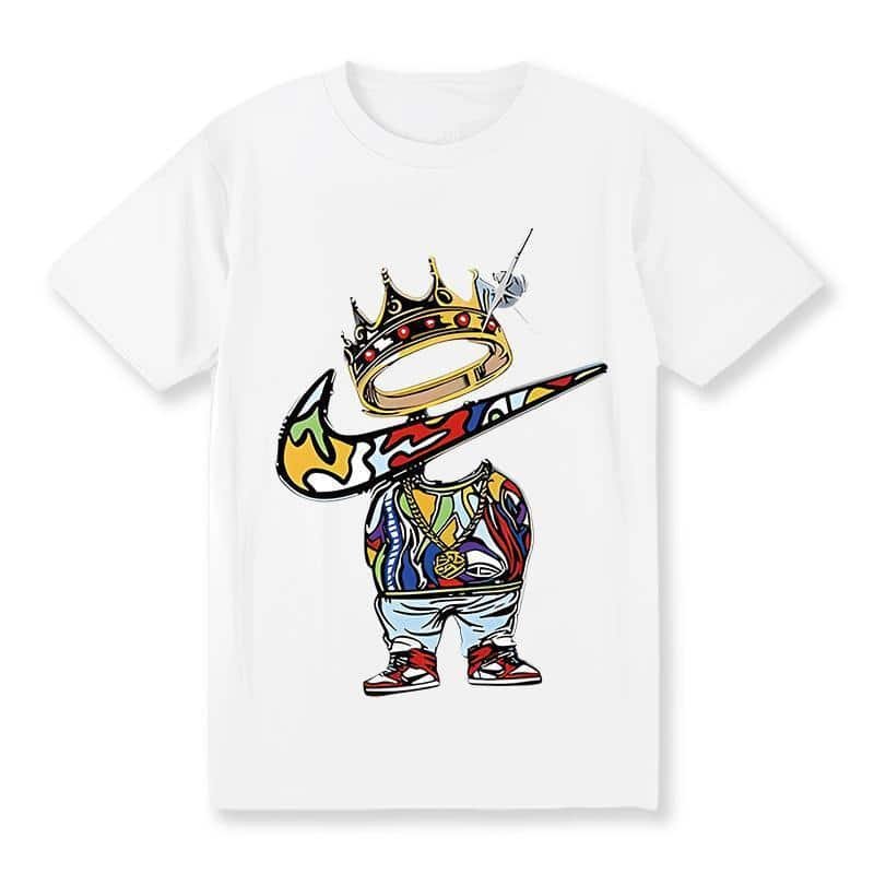 Unisex Colorful Street Art Graphic Crewneck T-Shirt – 100% Cotton Vibrant Pattern Spring Summer Men’s Street Style Tee graphic t-shirts,graphic tee,t shirts,oversized tshirt,shirts men-teelabpro