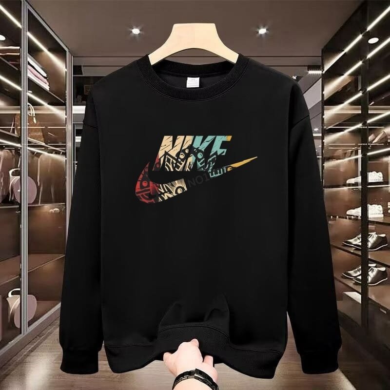 Selected Trendy Men’s Sweatshirt – Spring Autumn Winter Round Neck Loose Pullover Casual Couple Base Top pumpkin patch outfit,emo outfits,nashville outfits,fall outfit,country stuff for men street-teelabpro