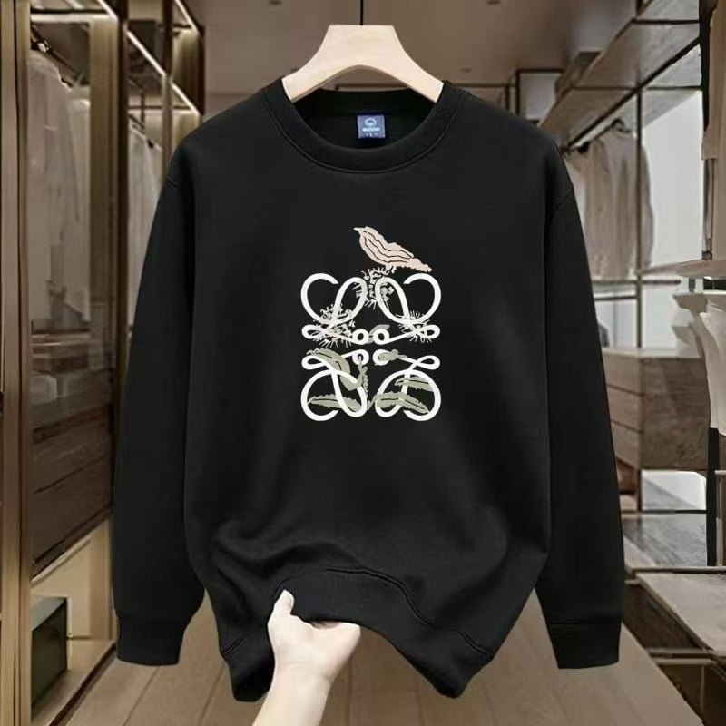 New Men’s Round Neck Sweatshirt – Trendy Spring Autumn High-End American Style Cool Winter Base Layer Top street fall outfits,streetwear,y2k clothing,2000s outfits,outfits men,kpop demon hunters merch-teelabpro