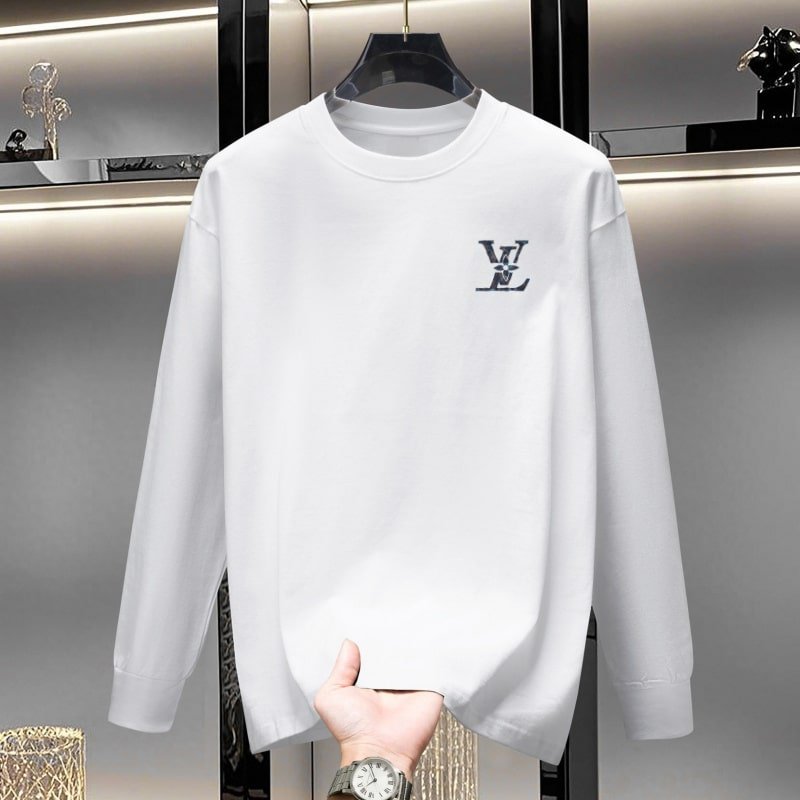 Men’s Light Luxury Trend Long Sleeve T-Shirt – Spring Autumn New Casual Round Neck Loose Fashion Top fall outfits,streetwear,y2k clothing,2000s outfits,outfits men,kpop demon hunters merch,plus size fall outfits street-teelabpro