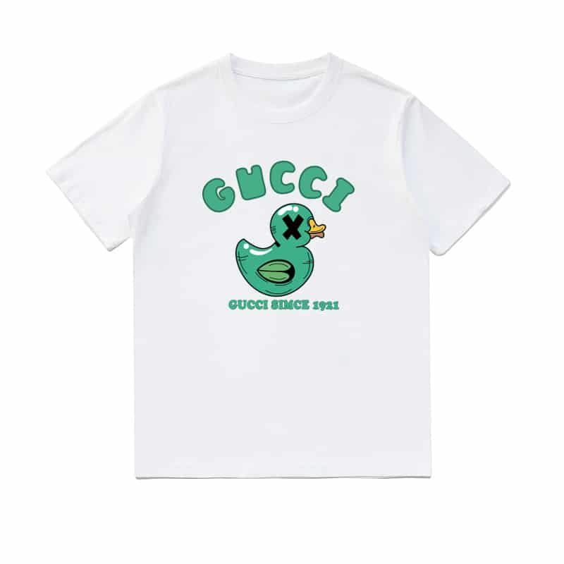 Unisex Vibrant Cartoon Duck & Logo Graphic Crewneck T-Shirt – 100% Cotton Spring Summer Men’s Street Style Tee street,graphic t-shirts,graphic tee,t shirts,oversized tshirt,shirts men-teelabpro