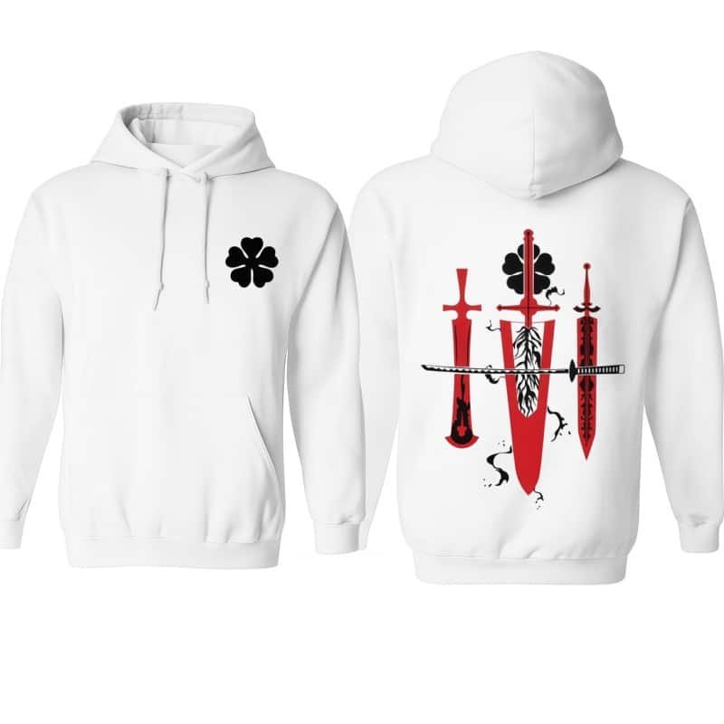 Black Clover Anime Unisex Hoodie – [Sale Up To 50%] Graphic Crewneck Sweatshirt for Anime Enthusiasts street fall outfits,streetwear,y2k clothing,2000s outfits,outfits men,kpop demon hunters merch-teelabpro