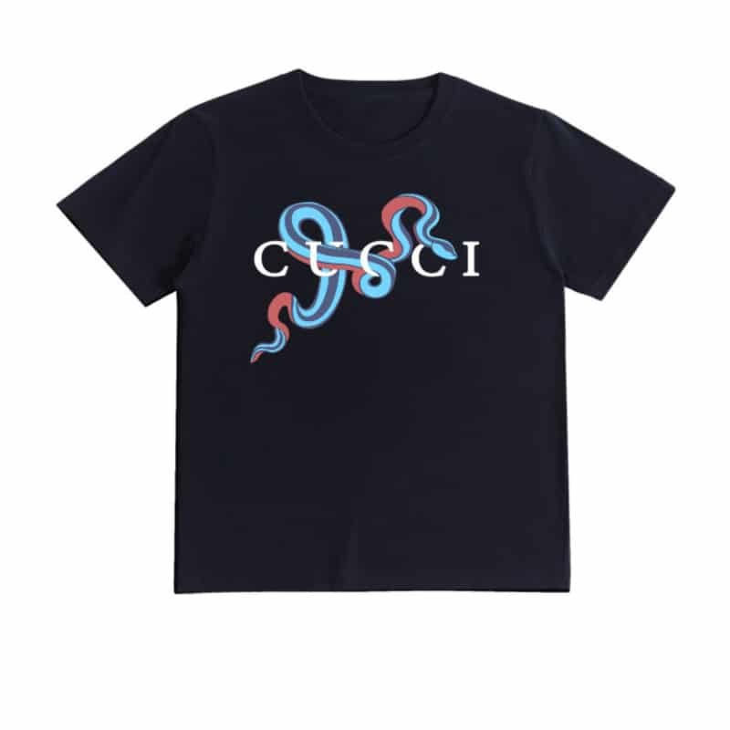 Unisex Vibrant Snake & Logo Graphic Crewneck T-Shirt – 100% Cotton Spring Summer Men’s Street Style Tee street,graphic t-shirts,graphic tee,t shirts,oversized tshirt,shirts men-teelabpro