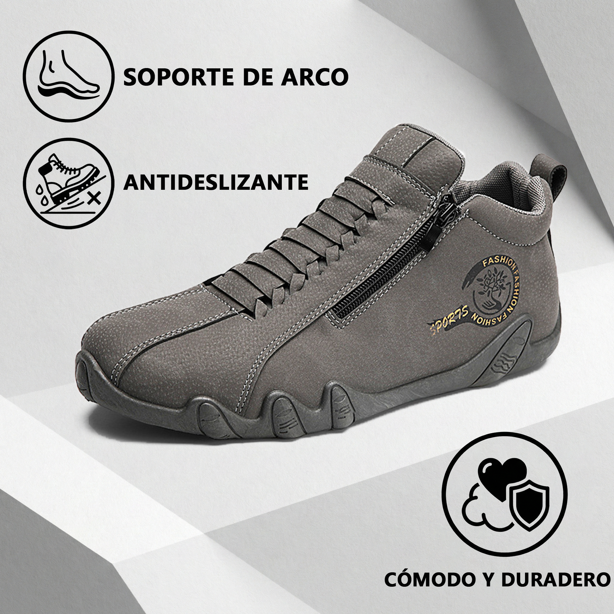 (Oferta -50%) Zapatos descalzos de gamuza: comodidad ortopédica y cosidos a mano - Diseño ergonómico - Antideslizantes y duraderos