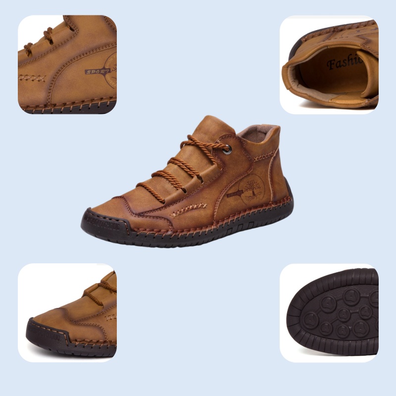 (🔥 Sconto del 50% - non lasciartelo sfuggire) Scarpe in pelle di vitello premium - Scarpe ortopediche - 👞 (Supporto dell'arco plantare per una camminata più facile)