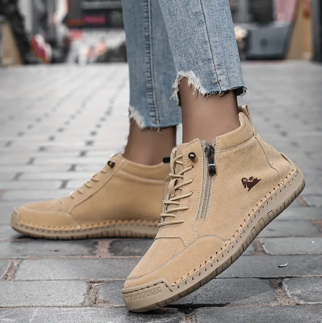 🔥 -50% DTO. | Zapatos Ergonómicos de Piel Premium 👞 Antideslizantes e Impermeables (Soporte Plantar, Unisex)