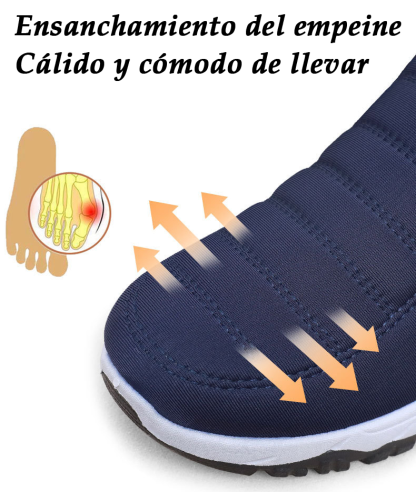 (🔥50% de descuento por tiempo limitado) Cómodos zapatos ortopédicos de invierno con forro de lana cálido, soporte para el arco plantar y alivio eficaz del dolor de espalda, articulaciones y pies. (Unisex)