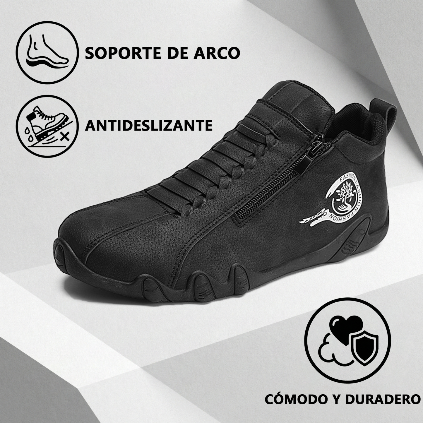 (Oferta -50%) Zapatos descalzos de gamuza: comodidad ortopédica y cosidos a mano - Diseño ergonómico - Antideslizantes y duraderos
