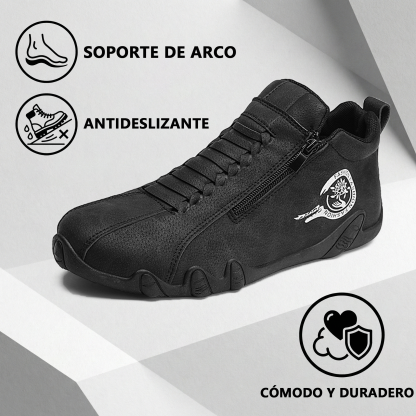 (Oferta -50%) Zapatos descalzos de gamuza: comodidad ortopédica y cosidos a mano - Diseño ergonómico - Antideslizantes y duraderos