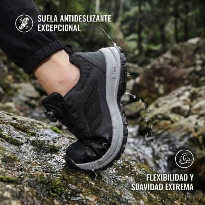 (🔥 -50% DTO) Zapatos de Senderismo Ultraligeros Unisex | Comodidad Total: Soporte Plantar, Antideslizantes y Antibacterianos. ¡Camina sin cansarte!