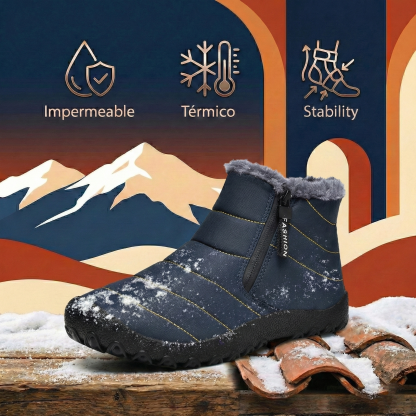 (🔥50% de descuento por tiempo limitado⏰) Zapatos ortopédicos cálidos de invierno, suaves y cómodos, soporte fuerte🦶 - impermeables y antideslizantes❄, caminar es fácil y gratuito.