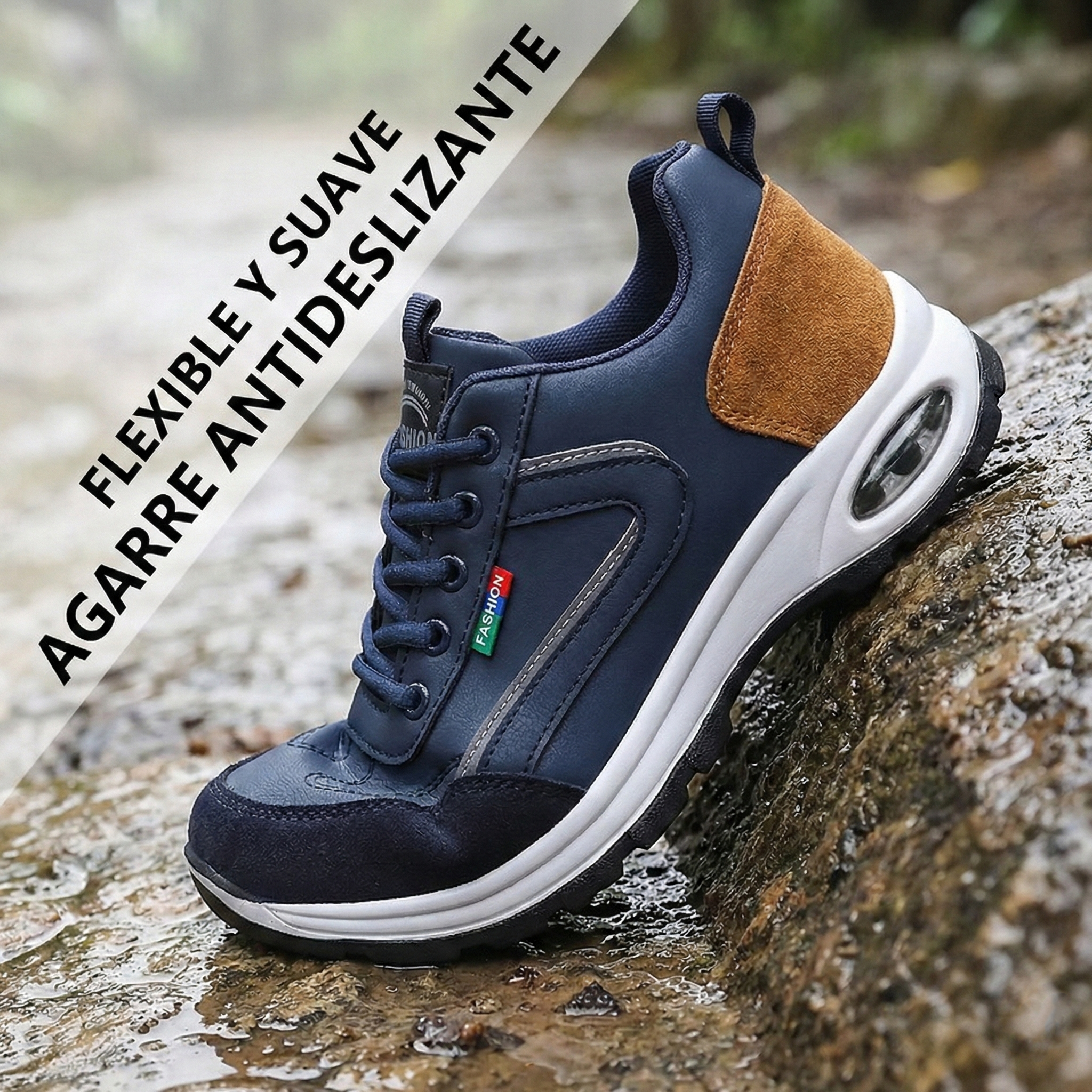 (🔥50% de descuento hoy - ¡No te lo pierdas!)Zapatillas Deportivas Hombre Casual – Zapatos Transpirables y Ligeros con Amortiguación de Aire – Calzado de Moda Antideslizante para Caminar y Uso Diario